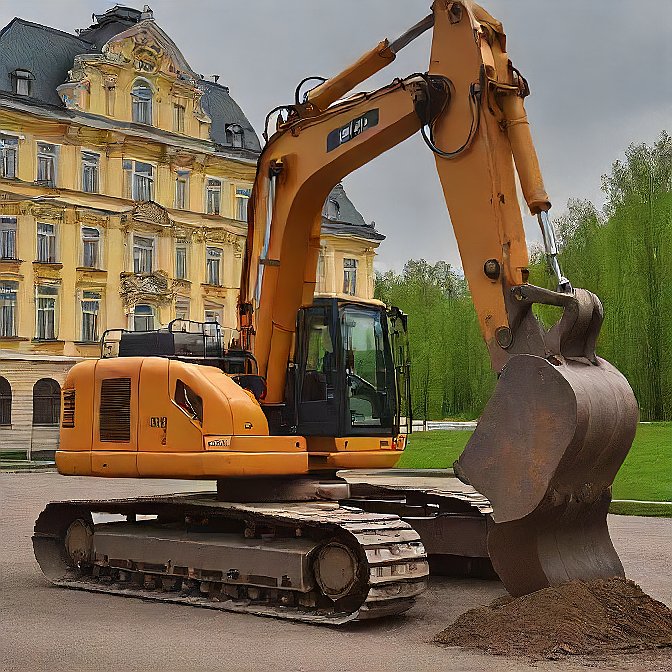 Гусеничный экскаватор в аренду для хозяйственных работ в Калуге